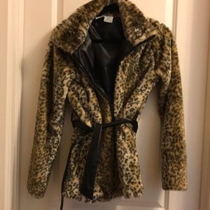 Faux fur jacket